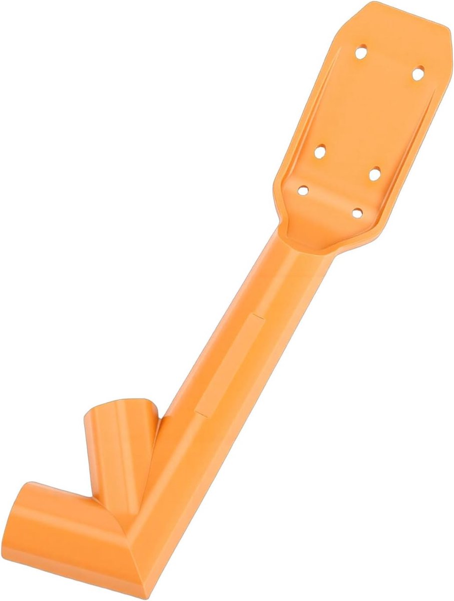 Dakgoot Reiniger - Goot Schep - Dakgoten Schoonmaken - Dubbele Schroefdraad - 28.5 cm - Oranje