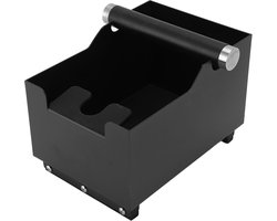 Koffie Knock Box - Afvalbak Barista - Koffiedik Verwerken - Afneembare Klopper - 20.5x14.5cm - Zilver