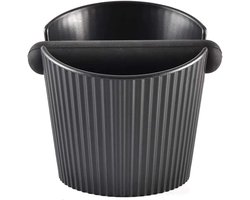 Koffie Afvalbak - Espresso Bak - Koffiezet Gemak - Uitneembare Bar - 13x13x13 cm - Zwart
