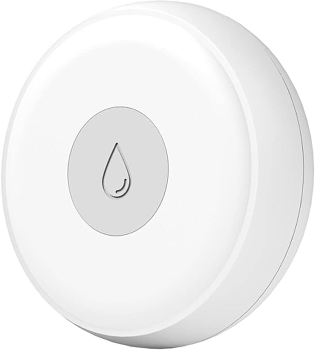 Waterlekkage Alarm - Lekdetector Sensor - Huis Beveiligen - Realtime Detectie - 50x50x18mm - Wit