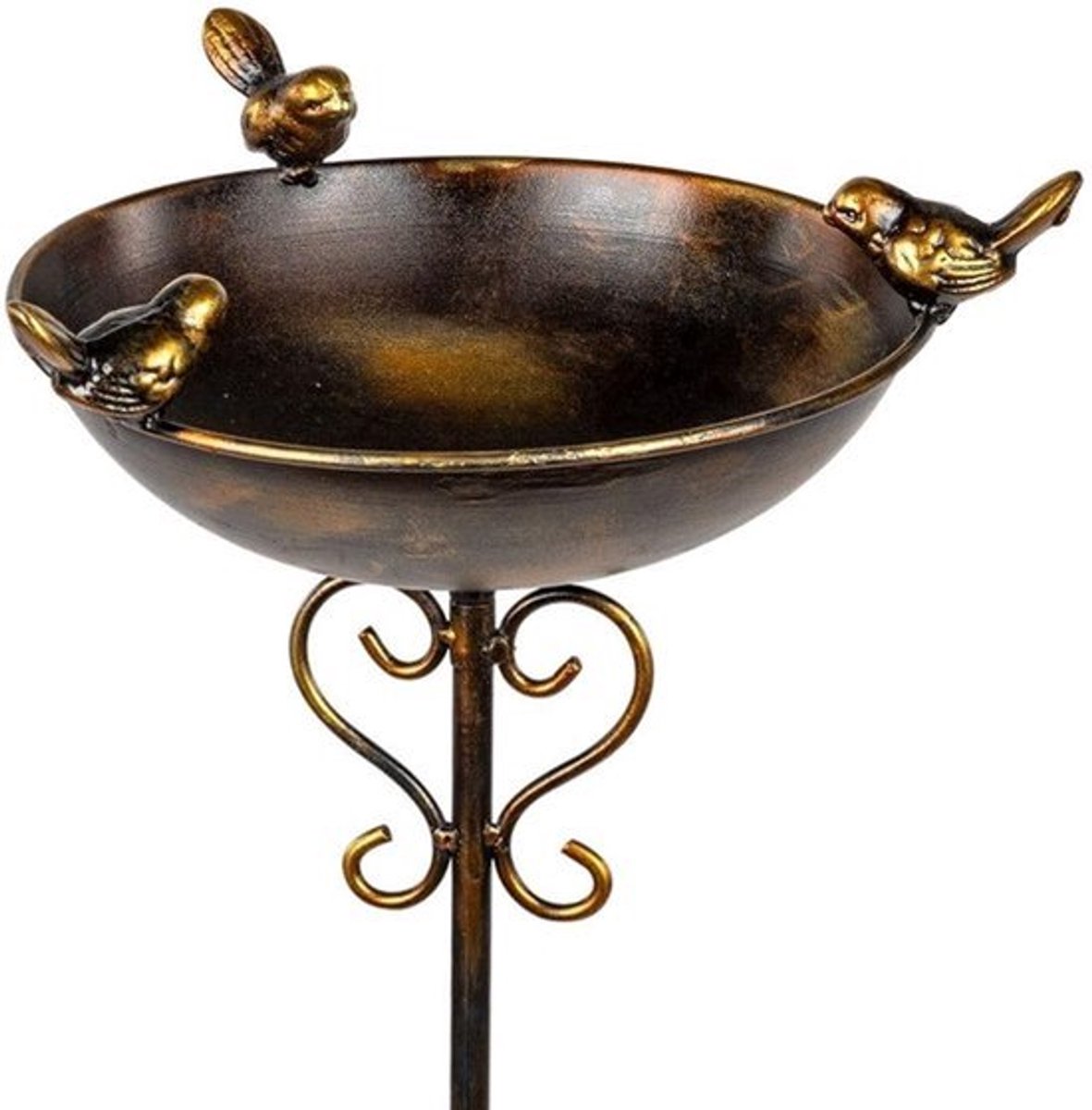 Allecto - Tuindecoratie - Vogelbad - Antieke look - 107 cm - Vogelbad