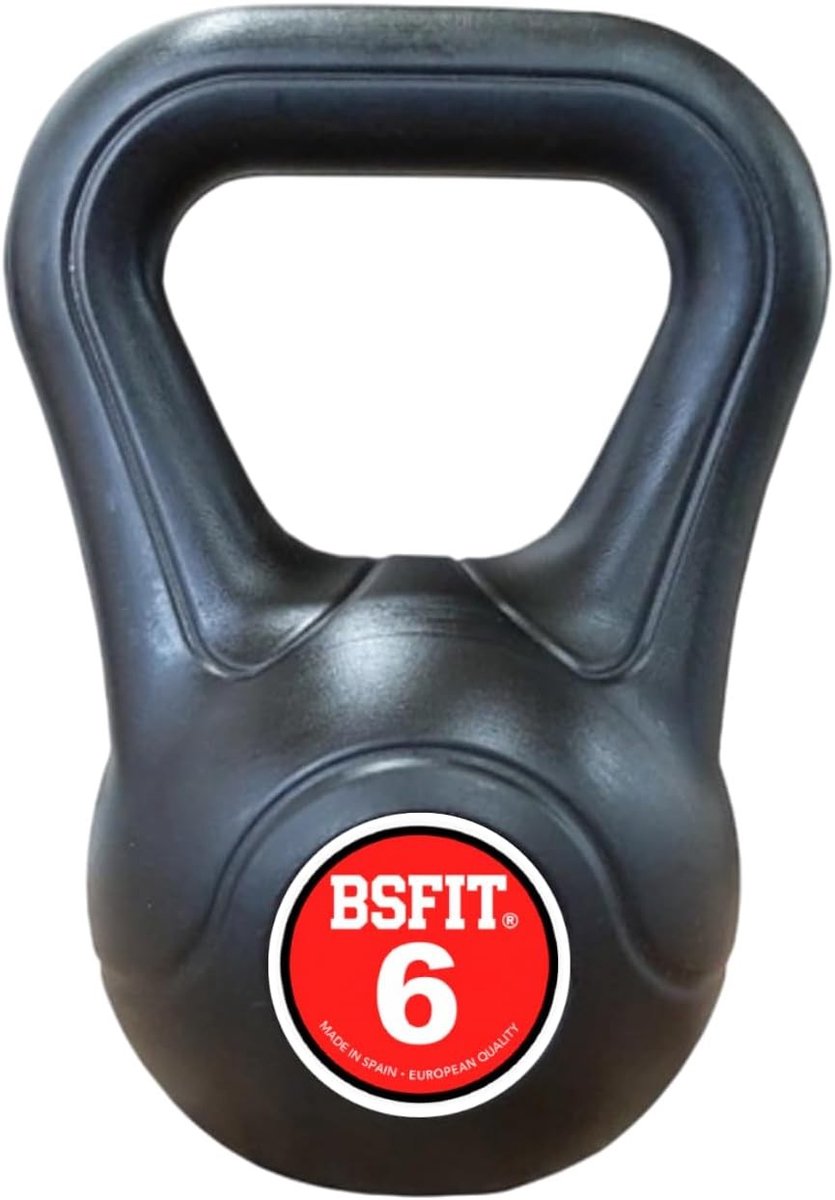 Kettlebell - Beton met Metaalcoating - Ergonomische Handgreep - Stabiele Basis - Voor Kracht- en Fitnesstraining