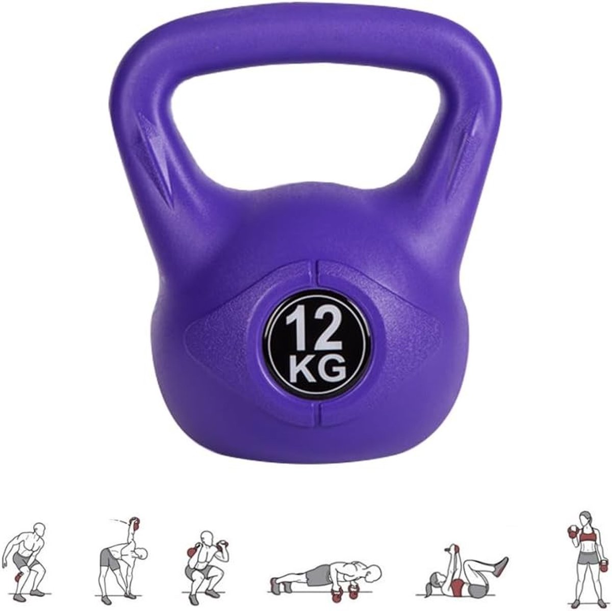 Kettlebell - Neopreen Bekleding - Ergonomische Handgreep - Ideaal voor Thuis en Sportschool