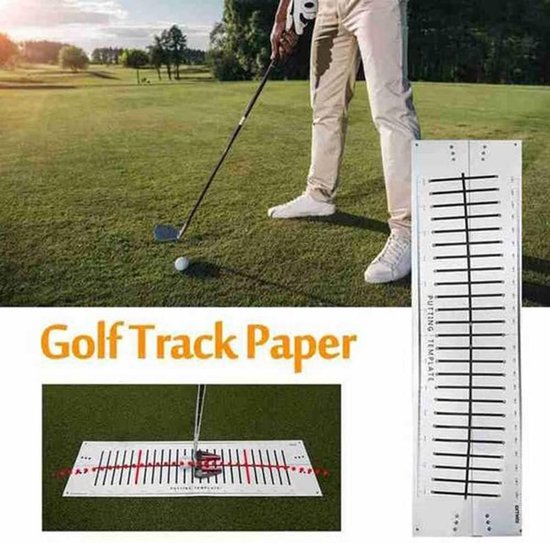 Golf Putter Mat - Putting Green - Golf Training - Putter Stabiliteit - 30 x 5 x 5 cm - Wit van GOLF — afbeelding 4