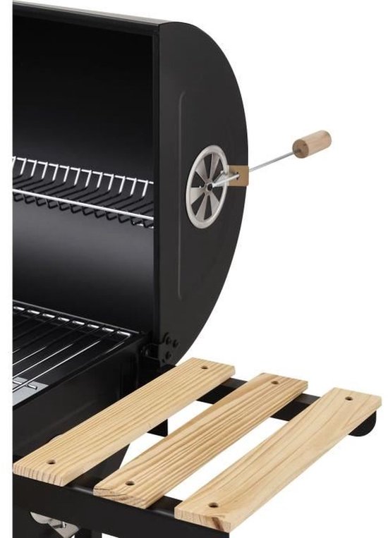 Houtskoolbarbecue - Kookbox - Mike Evolution - 142 x 57 x 112 cm - Zwart van Merkloos — afbeelding 2