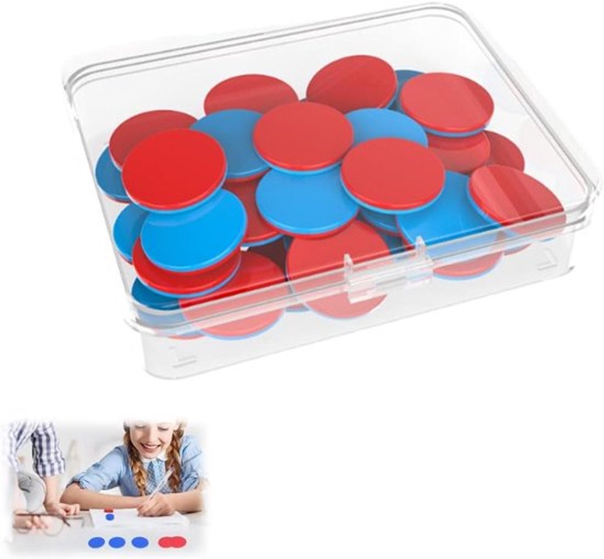 Allecto Plus - 50 - Plastic keerplaatjes voor wiskunde basisschool