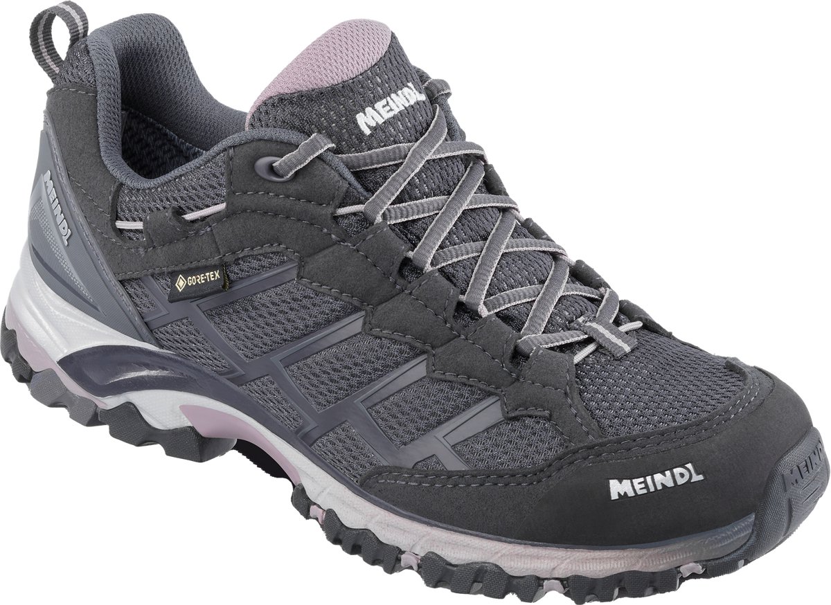 Meindl Caribe Lady GTX Wandelschoen - Dames waterdichte lage wandelschoenen - Graphit Viola