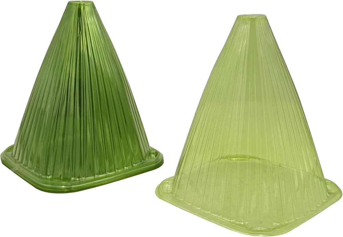 Plantenhoezen - Beschermhoezen - Planten beschermen - Mini broeikas effect - 80 stuks - Groen