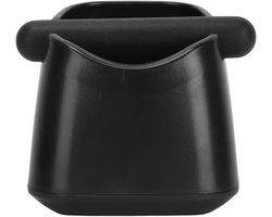 Koffiedik Klopbak - Koffie Afvalbak - Koffiezet Gemak - Verwijderbare Klopstang - Grote Opening - Zwart