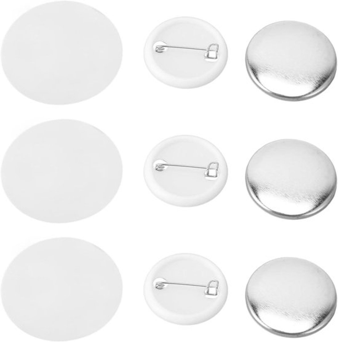 Pin-back-knoponderdelen Set voor Kledingrugzakken en - Inovra Plus