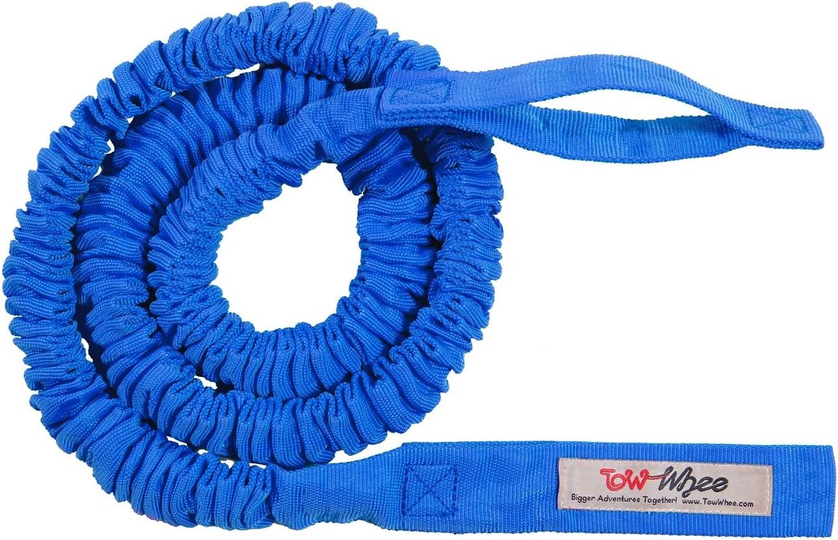Fiets Sleepriem - Bungee Koord - Samen Fietsen - Winterversie - Tot 365 cm - Blauw