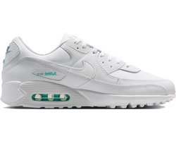 Nike Air Max 90 - Maat 47 - Wit/Hyper Turquoise/Photon Dust / Wit - Air Max - Lifestyle - Heren Sneakers voor Mannen