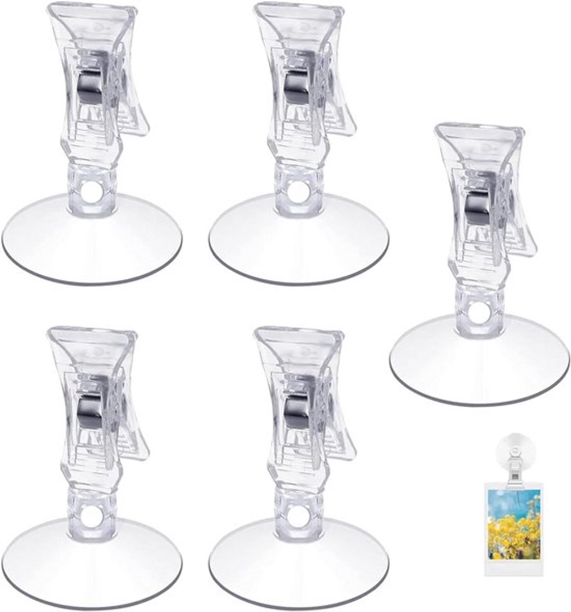 Multifunctionele zuignappen Allecto Plus voor ramen