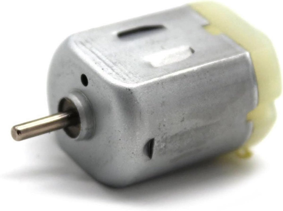 DC Motor - Kleine Motor Hobby - Modelbouw Projecten - Hoge Koppel - 29MM Lengte - Zilver