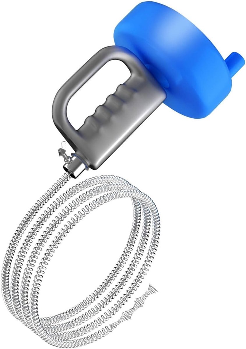 Afvoer Ontstopper - Riolering Reiniger - Verstopping Verhelpen - Flexibele Veer - 5 meter - Zwart