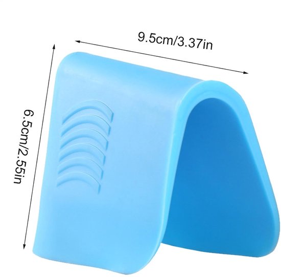 Afwerkingsgereedschap Afdichtingen - Voegenvuller Schraper - Glad Maken Voegen - Ergonomisch Ontwerp - 13.9 x 9.2 x 5.6 cm - Blauw — afbeelding 3