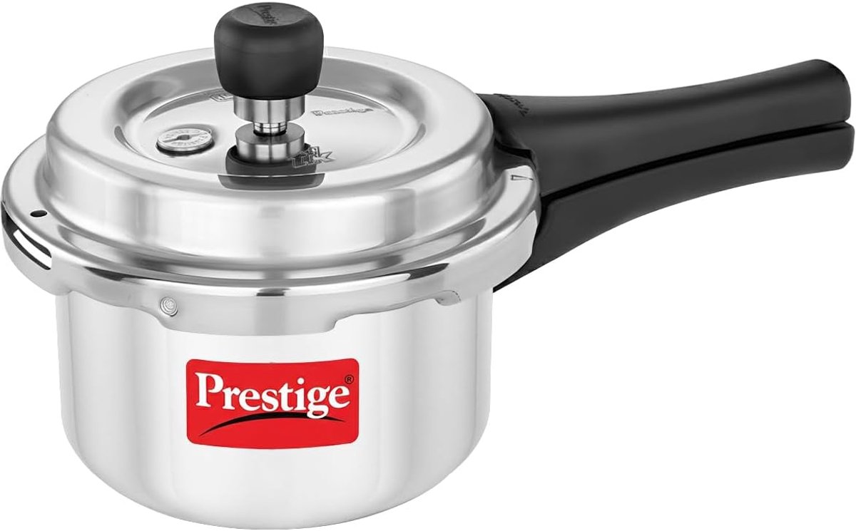 Snelkookpan Aluminium Drukpan Keuken Snel Koken Controleert Morsen 2.0 Liter Zilver