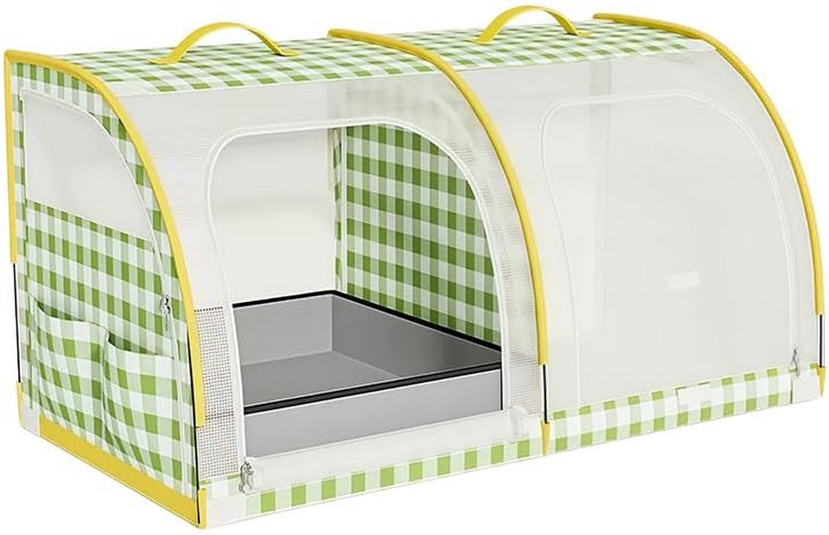 Autotent Huisdieren Reizen - Reisbench Hond - Veilig Vervoer - Uitneembare Scheidingswand - Niet Gespecificeerd - Groen