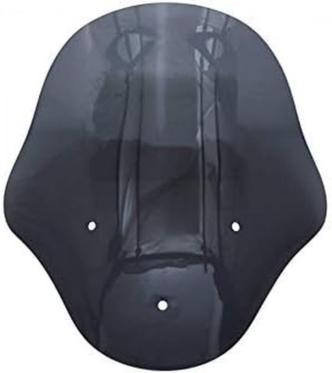 Motorfiets Voorruit - Windscherm Deflector - Rijcomfort Verbeteren - Voertuigspecifieke Pasvorm - Classic Stijl - Zwart