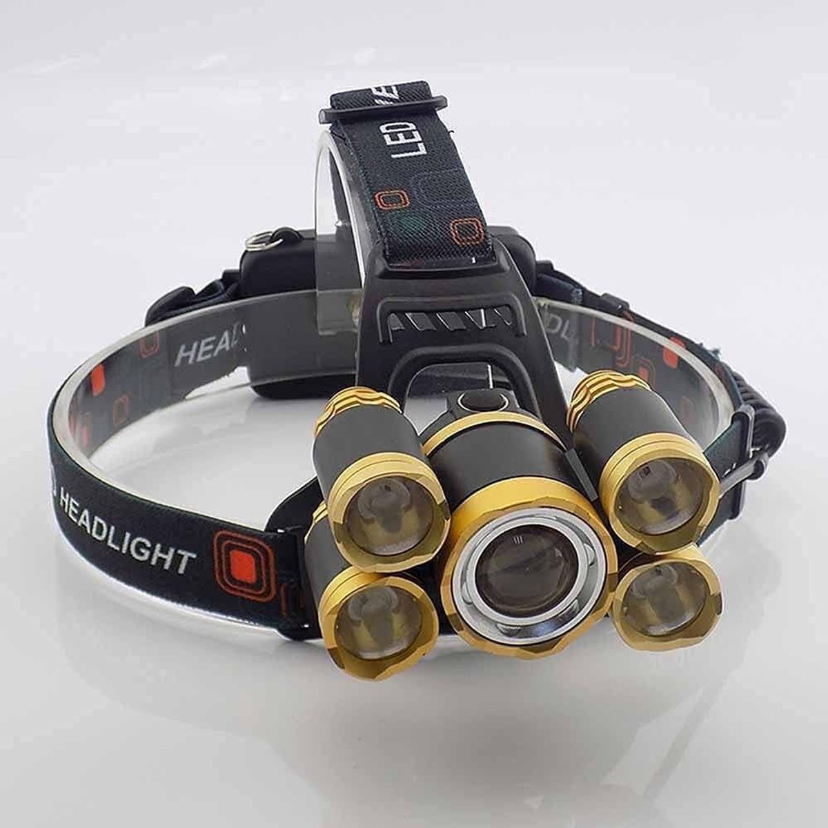 Hoofdlamp LED - Koplamp Zaklamp - Buitenactiviteiten - Draaibare Zoom - 1200 Lumen - Parent