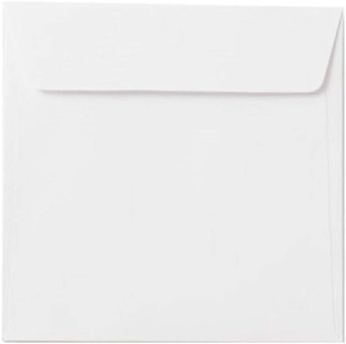 Vierkante Enveloppen - Briefpapier Postzakken - Cadeaus Versturen - Met Plakstrip - 160x160 mm - Wit