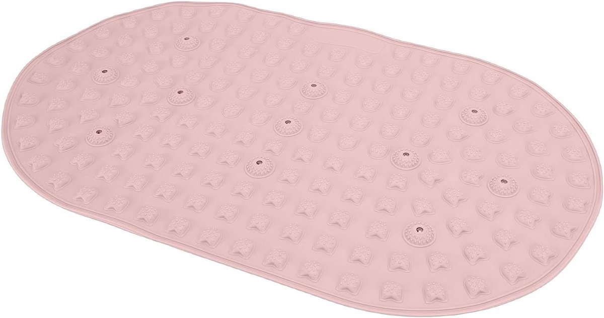 Voetmassagemat - Drukpuntkussen - Voetontspanning - Met magnetische stenen - 47 x 23 cm - Roze