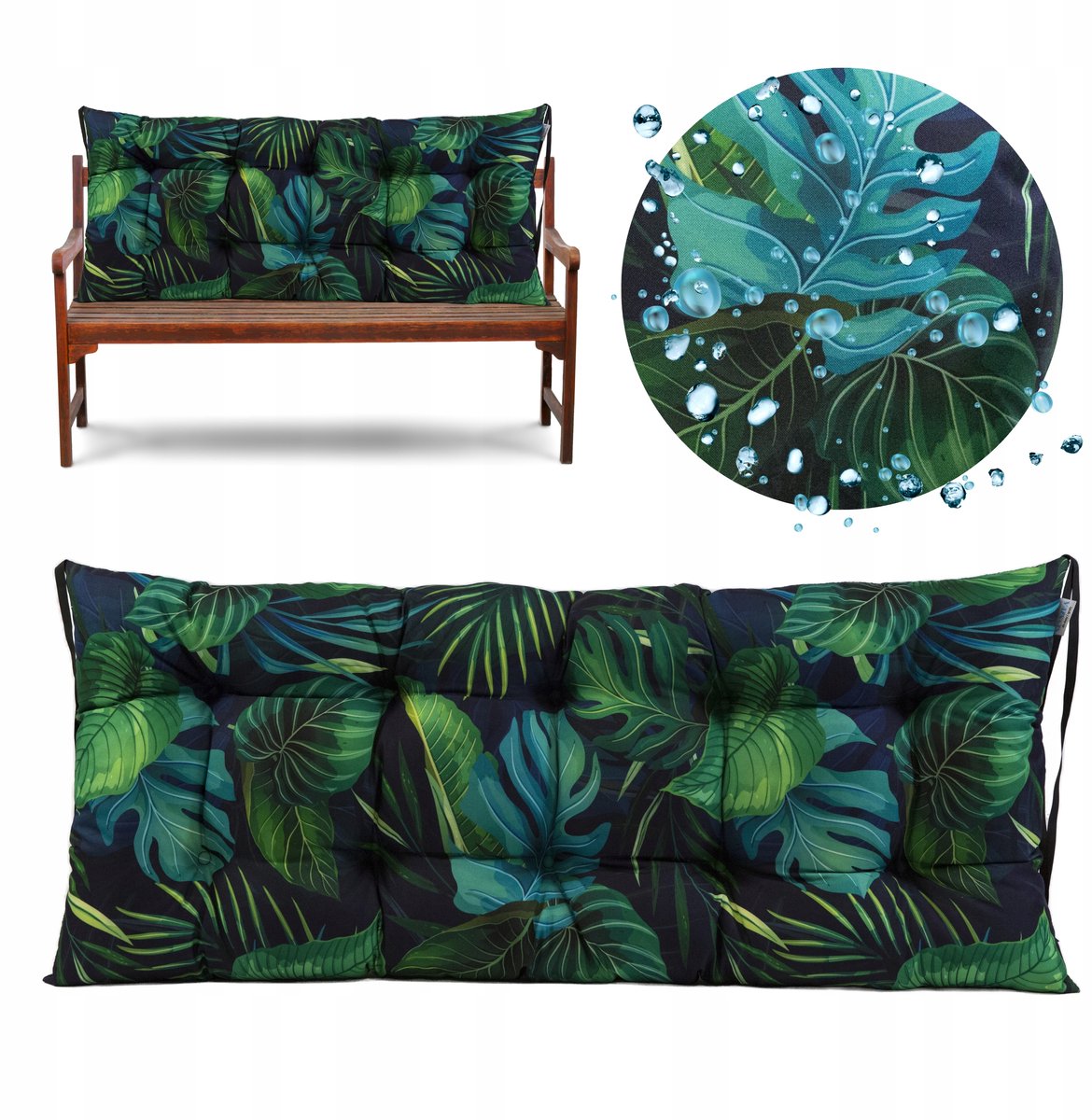 Waterdichte Tuinkussen voor Bank & Schommel 100x45 cm - Kleur 107