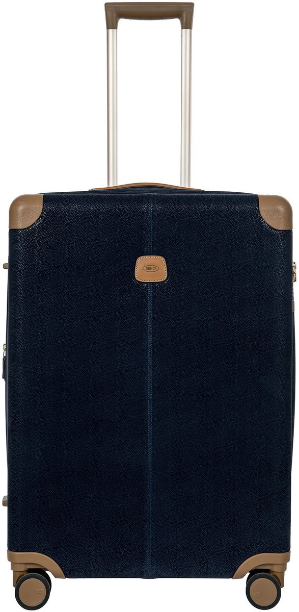 Bric's Life 4 wielen Trolley M 71 cm met uitbreidingsplooi - Harde bagage - TSA slot - blue