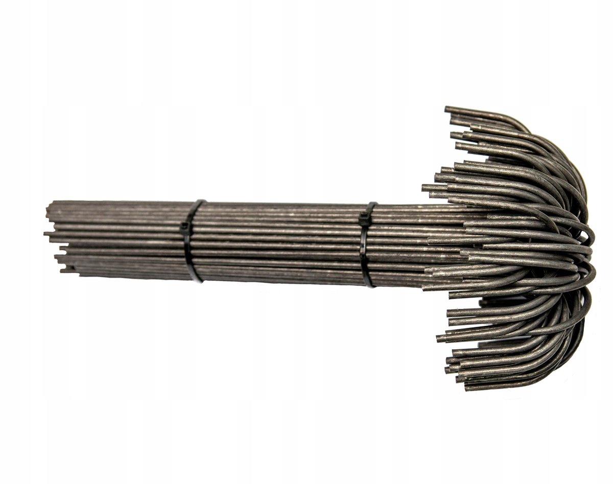 100x Metalen J-Haringen 15cm voor Agrilint & Bodemvast