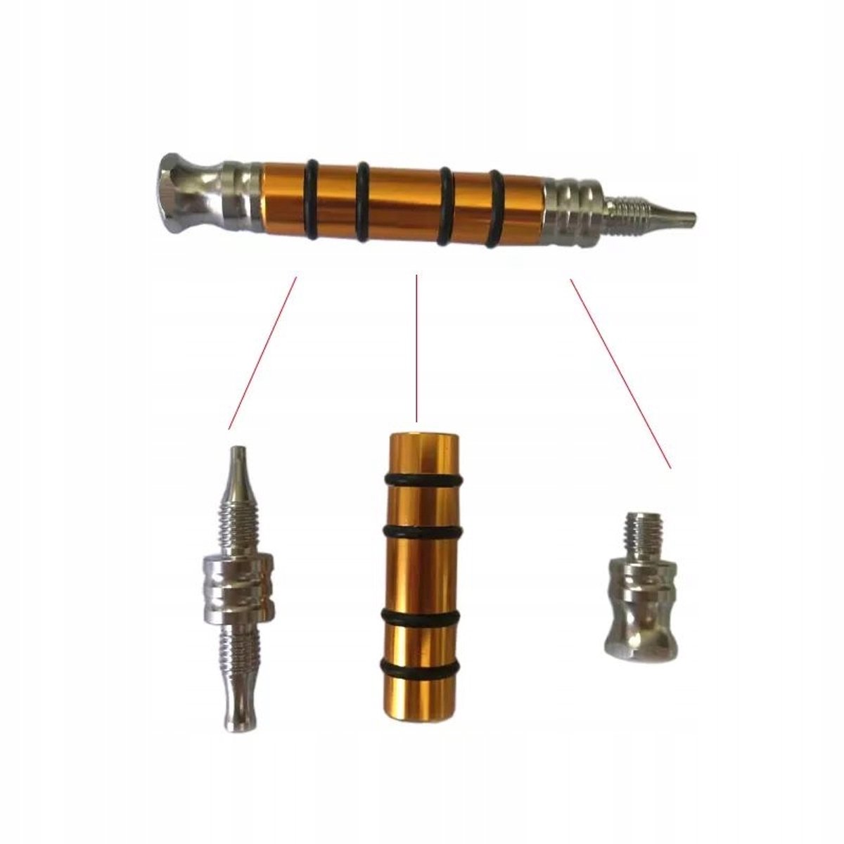 PDR Sledgehammer met Verwisselbare Metalen Tips - Aluminium & Titanium