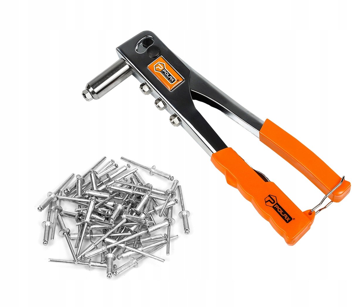 Merkloze Hand Nitnagel Gun met 50 Aluminium Nieten
