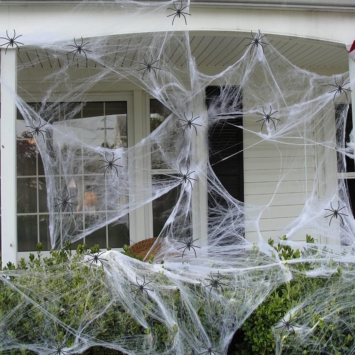 Halloween spinnen 30 stuks - Realistische nep spinnen - Duurzame spinnenwebben - Perfect voor decoratie - ShopVlot