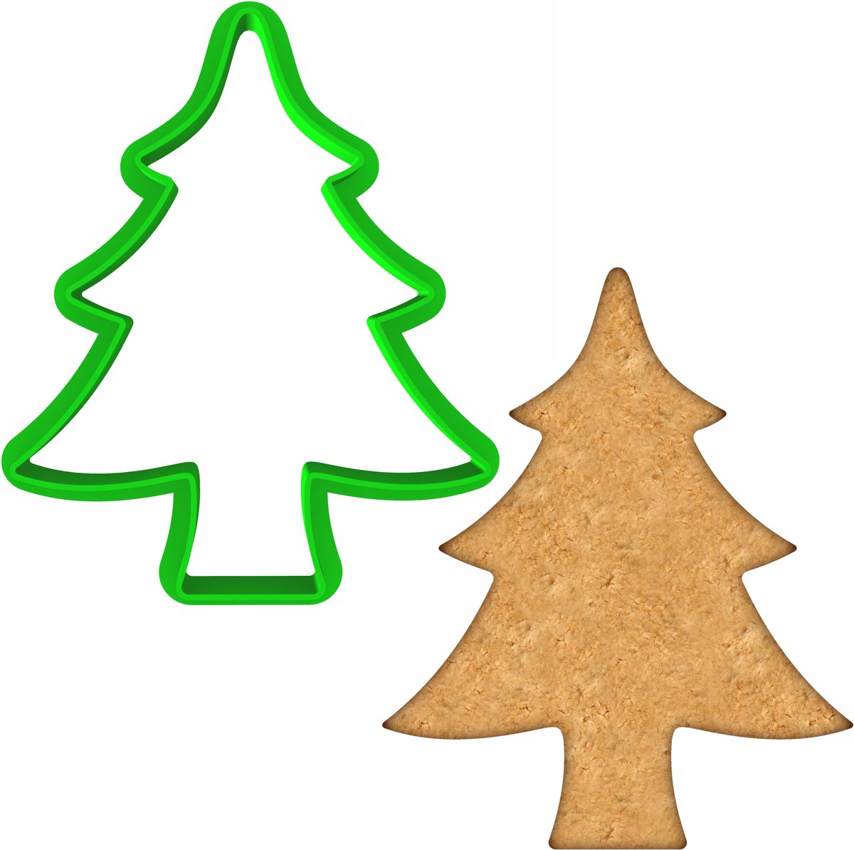 Kerstboom Koekjesvorm 8cm - Perfect voor Kerstkoekjes