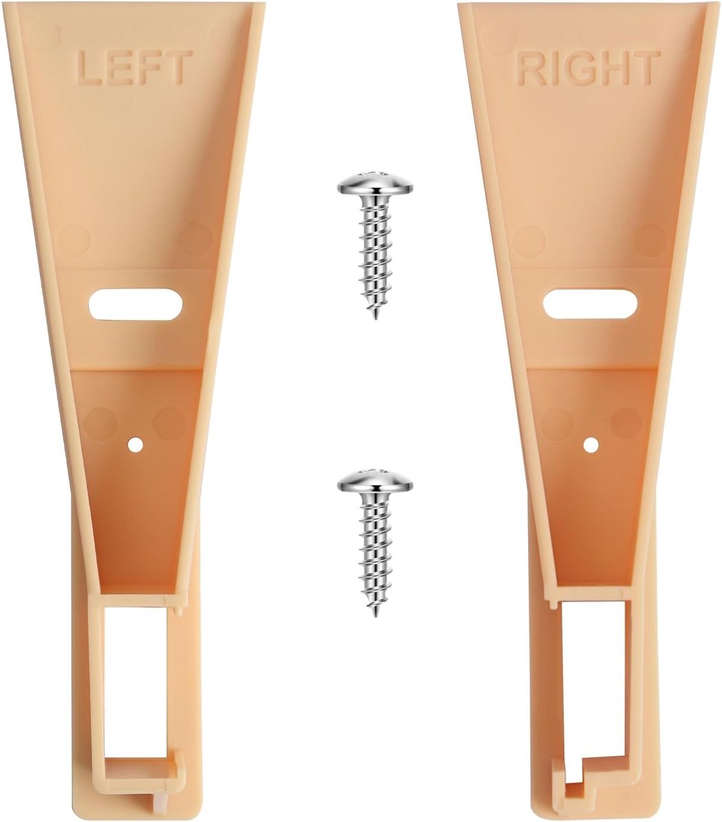 Ladegeleider gids montagebeugel 2 stuks - premium kunststof - vervormingsbestendig - soepele ladewerking - ShopVlot