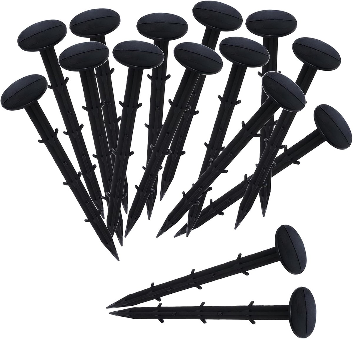 Tentpinnen 48st - 21 cm kunststof - Stevig en duurzaam - Ideaal voor tuin en kamperen - ShopVlot