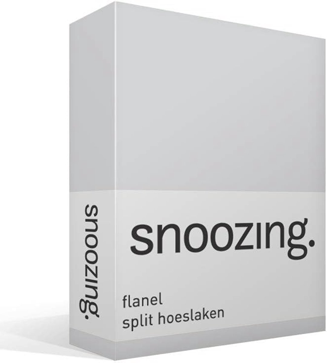 Fitted sheet 180x200cm - Flanel - Split - Perfecte pasvorm voor verstelbare matrassen - ShopVlot