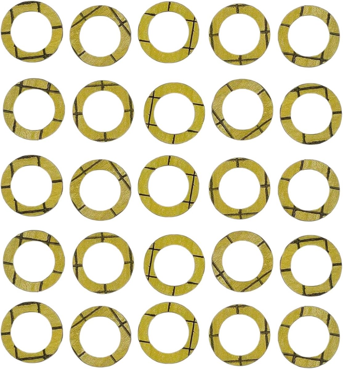 Flexibele platte pakking 3/4" - 24 × 18 × 2mm - 25 stuks - betrouwbare afdichting voor onregelmatige flenzen - ShopVlot