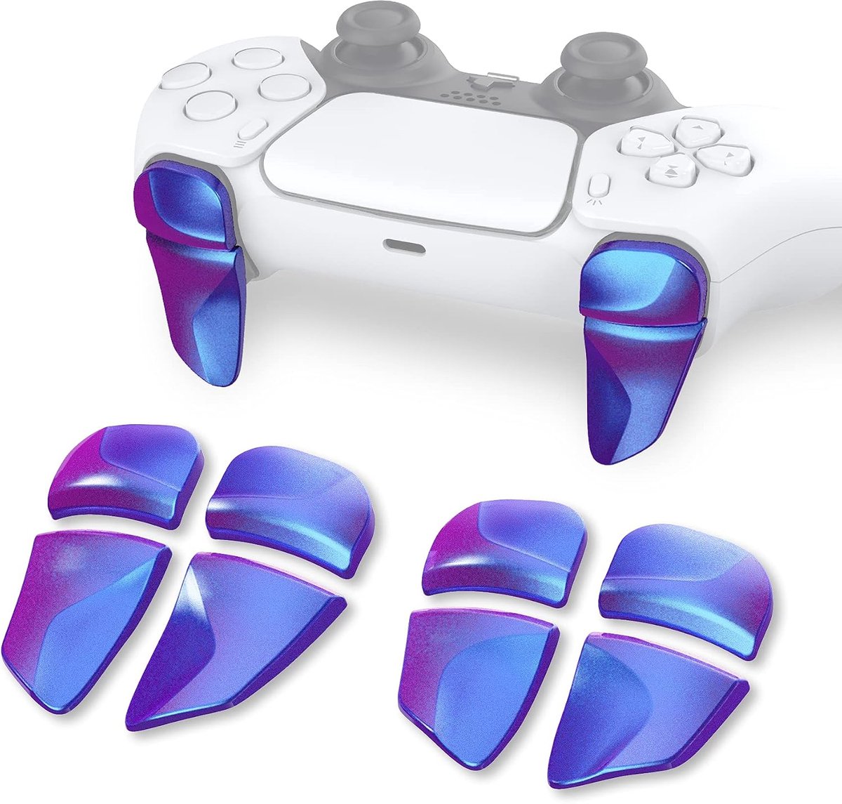 PlayVital BLADE Buttons Extension Trigger for ps5 Controller,2 Pair Shoulder Buttons Extension Triggers for PS - ShopVlot