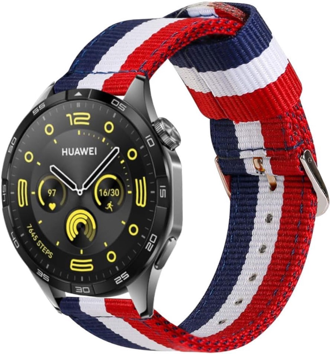 22mm Horlogeband compatibel met Huawei Watch GT 6 Frankrijk Nylon - ShopVlot