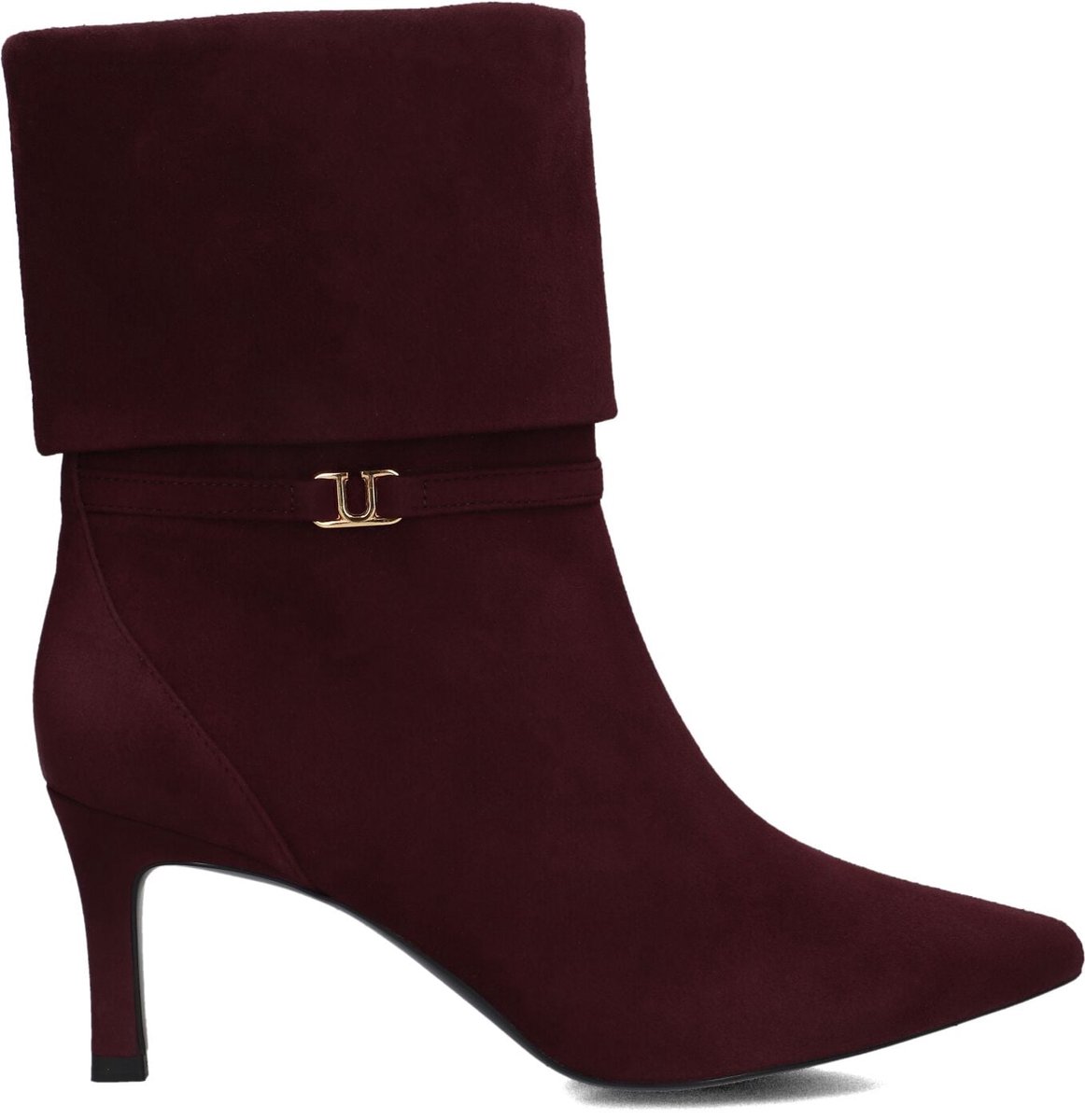 Unisa Luces Enkellaarsjes - Enkelboots met rits - Dames - Bordeaux - Maat 40