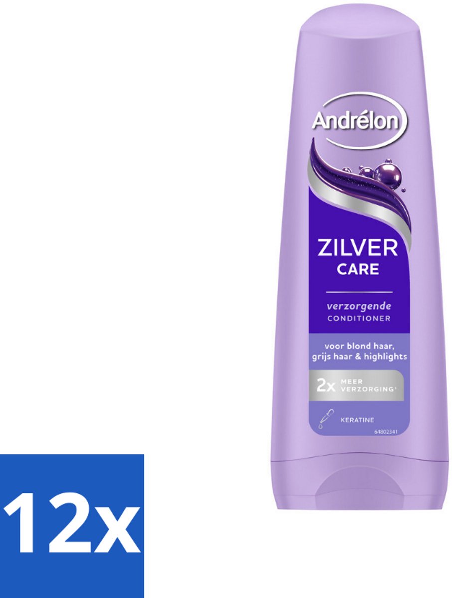 Andrélon – Conditioner – Zilver Care – 200 ml - Voordeelverpakking - 12 stuks