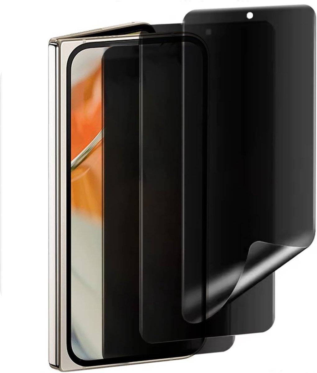 Privacy beschermfolie voor Google Pixel 9 Pro Fold/10 Pro Fold 8,0 inch - antispy folie - stootvast en krasbestendig - ShopVlot