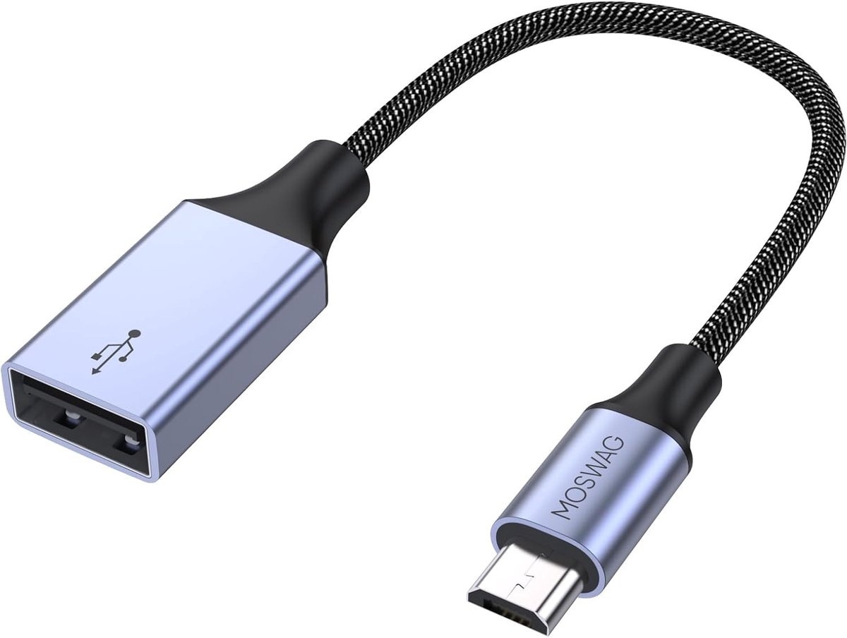 Micro USB Adapter - Mannelijk en Vrouwelijk - Plug en Play - Geschikt voor diverse apparaten - ShopVlot
