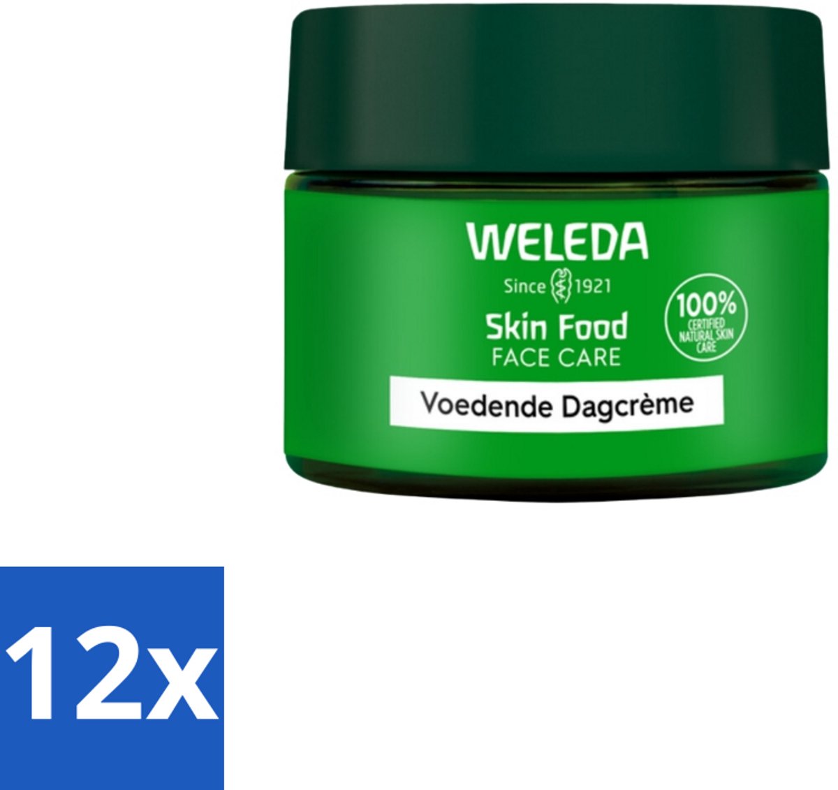 12 x WELEDA - Dagcrème Skin Food - Voedend - 40 ml - Voedende Dagcrème - Natuurlijke Dagcrème - Vegan Dagcrème - Droge Huid - Normale Huid