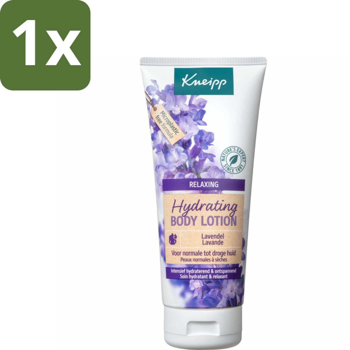 1 x Kneipp - Body lotion - Relaxing - Lavendel - Bloemige geur - 200 ml - Bodylotion - Ontspanning - Lavendel - Huidverzorging - Wellness