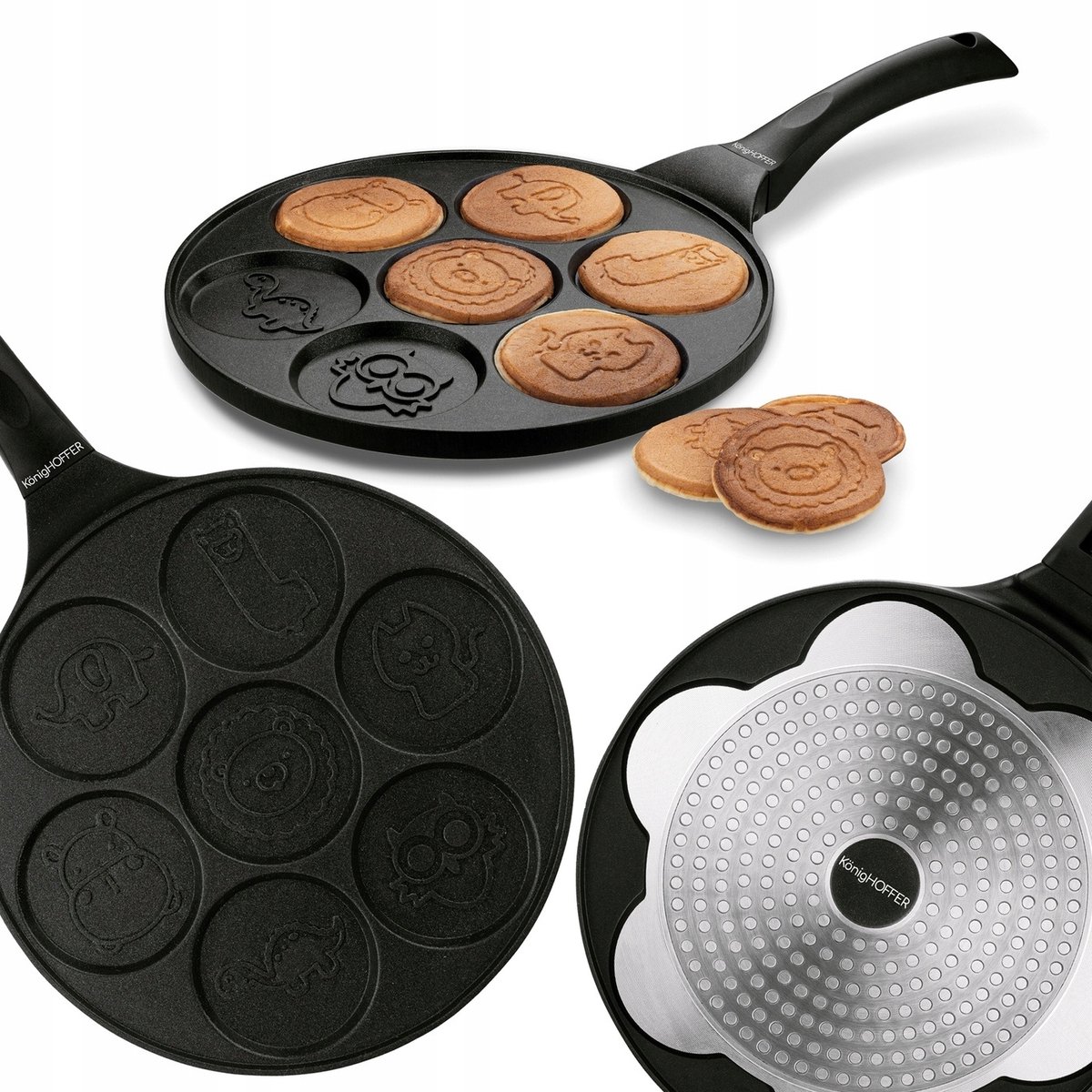 Koenigoffer Pannenkoeken- en Eierpan 26,5 cm - Inductie