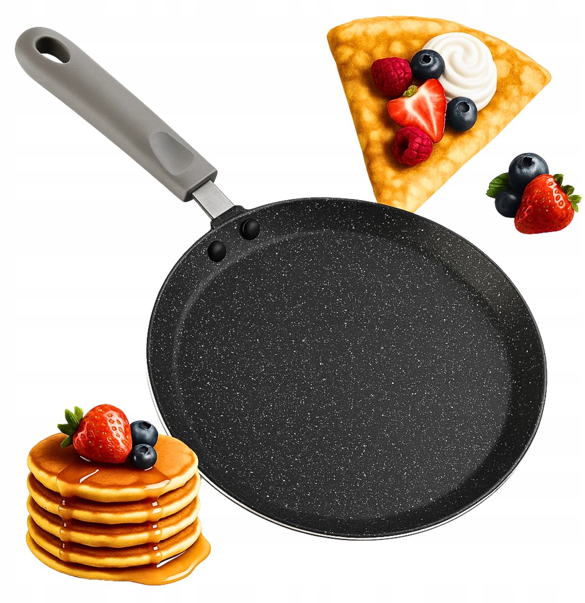 Pannenkoekenpan 24cm Non-stick voor Inductie & Gas