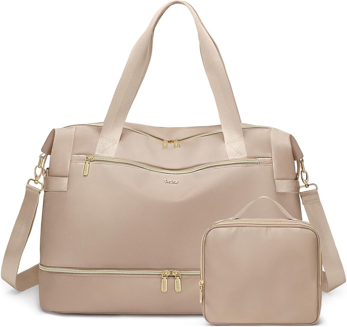 Reisduffelbag voor vrouwen - Weekender met schoenencompartiment - Sporttas met toilettas - Ideaal voor weekendjes weg