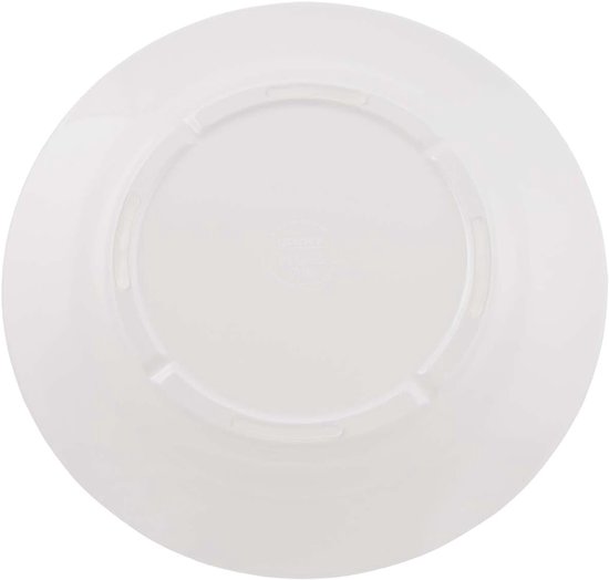 Gimex Camping Tableware Royal Edelweiss Relief Melamine Tableware Set 16-Piece for 4 Persons Dinner Service with - ShopVlot — afbeelding 2