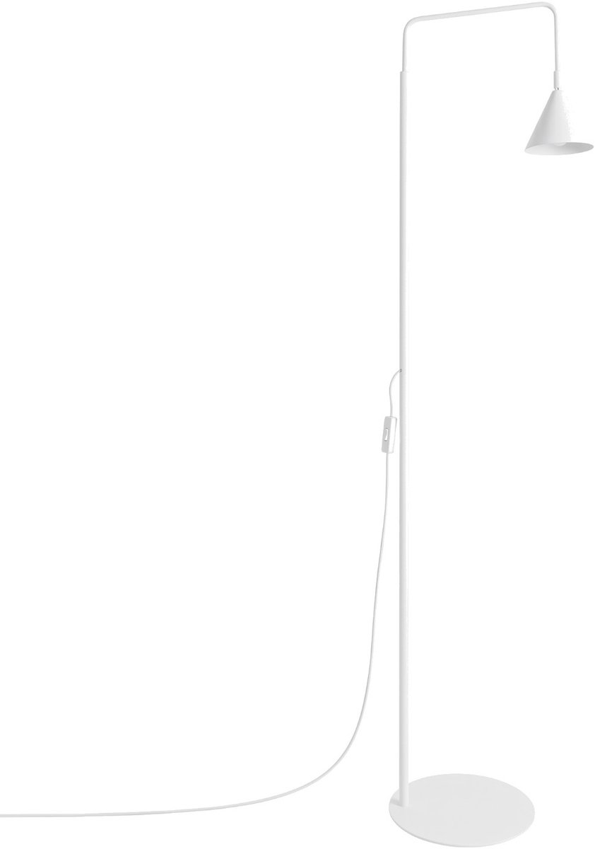 Sollux Lighting Staande lamp NOX - E14 - wit - staal - 30x30x165cm